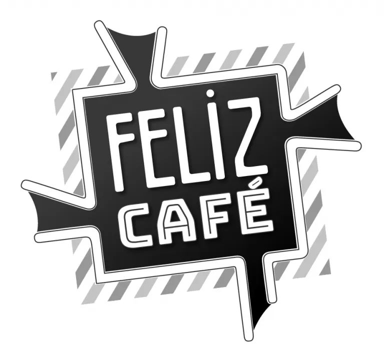 Logo Feliz café NB